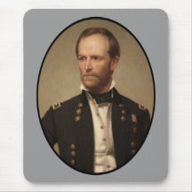 General William Sherman Painting Mousepads