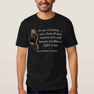 william t sherman t shirt