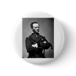 General William Tecumseh Sherman, 1865. Button