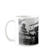 Generaly George S. Patton and Colonel Lyle Bernard Coffee Mug