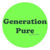 Generation Pure stickers by waitwear Generation Pure stickers