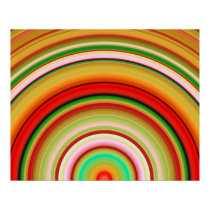 Generative Art Red Yellow Green Hues Sundawn posters