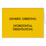 Generic Greeting Card