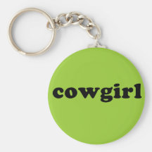 Generic COWGIRL T shirt Keychain