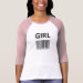 Ladies 3/4 Sleeve Raglan (Fitted)