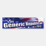 Generic Republican for President Bumper Stickers