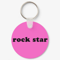 Generic ROCK STAR T shirt keychains