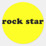 Generic ROCK STAR T shirt Stickers