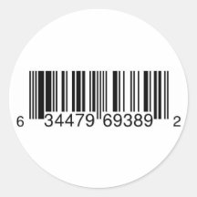 Generic UPC Symbol for CD Sales Stickers