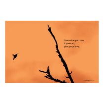Generosity of spirit. posters