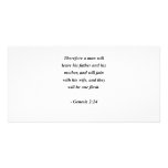 GENESIS 2:24 PICTURE CARD