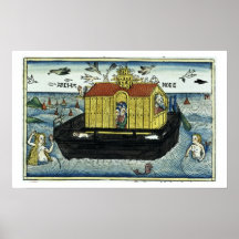 Genesis 6:11-24 Noah's Ark, from the Nuremberg Bib Posters