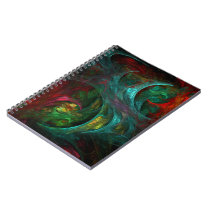 Genesis Abstract Art Notebook