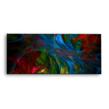 Genesis Blue Abstract Art #10 Envelope