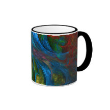 Genesis Blue Abstract Coffee Mug