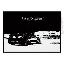 Genesis Coupe Car themed Christmas Hoiday Card