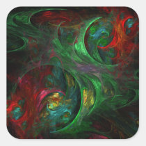 genesis, abstract, art, square, sticker, Sticker with custom graphic design