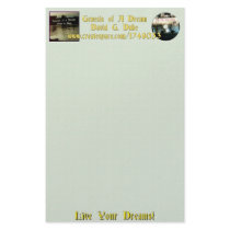 Genesis of a Dream Personalized Stationery