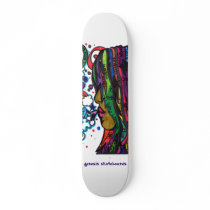 genesis skateboard - Lady of Color