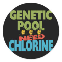 GENETIC POOL ROUND STICKER