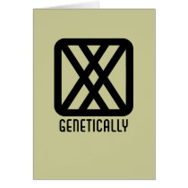 Genetically : Female Light Card by jamieco Genetically : Female Light Card