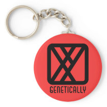 Genetically : Male Light Keychain