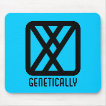 Genetically : Male Light Mousepad by jamieco Genetically : Male Light Mousepad