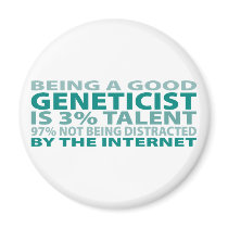 Geneticist 3% Talent Fridge Magnets