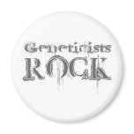 Geneticists Rock Fridge Magnet