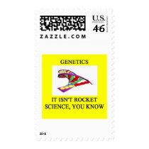 genetics isn't rocket science postage