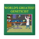 genetics joke fridge magnet