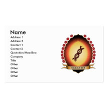 Genetics Mandorla Business Card Templates