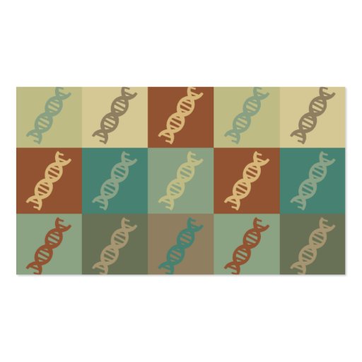Genetics Pop Art Business Card (back side)