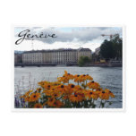 geneva lake floral post card