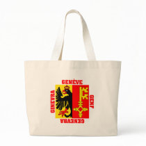 Geneva Switzerland Canton Flag Tote Bag