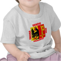 Geneva Switzerland Canton Flag T Shirt