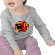 Geneva Switzerland Canton Flag t-shirts