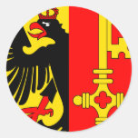 Geneva, Switzerland Round Sticker
