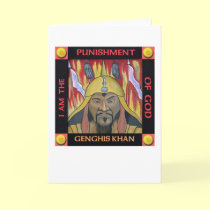 Genghis Khan card cards