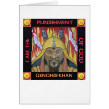 Genghis Khan card