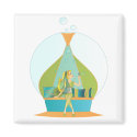 Genie Blowing Bubbles magnets by trennea Genie Blowing Bubbles magnets