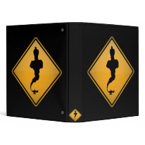 Genie Warning Sign Binder