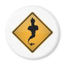 Genie Warning Sign Magnets