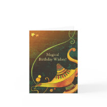 Genie's Lamp Birthday Wishes cards by daphne1024 Genie's Lamp Birthday Wishes cards