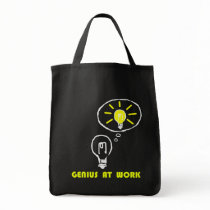 Genius at work bags by NewSignCreation Genius at work bags