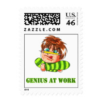 Genius At Work Postage
