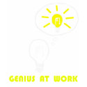 GENIUS AT WORK t-shirts by NewSignCreation GENIUS AT WORK t-shirts
