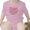 Genius Baby t-shirts by Vic_Chiq_Designs Genius Baby t-shirts