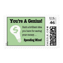 "Genius!" by U-owe-me.com postage by uoweme "Genius!" by U-owe-me.com postage