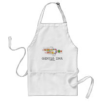 Genius DNA (DNA Replication Humor) aprons by wordsunwords Genius DNA (DNA Replication Humor) aprons